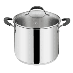 TEMPRA INOX Marmite acier inoxydable 24 cm + couvercle