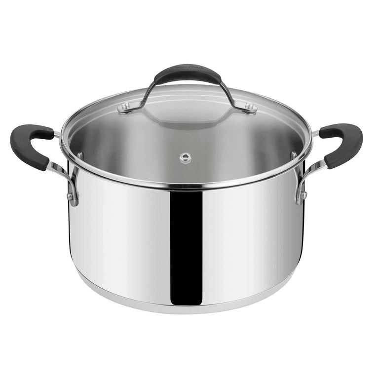 Faitout inox avec couvercle, Tempra inox, 20 cm, 3,3 L