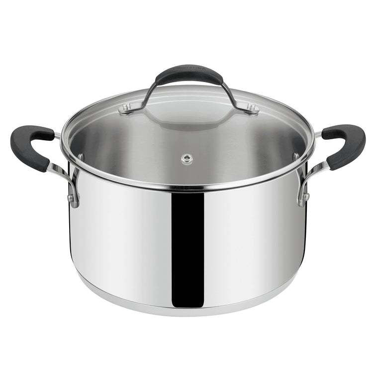 Faitout inox avec couvercle, Tempra inox