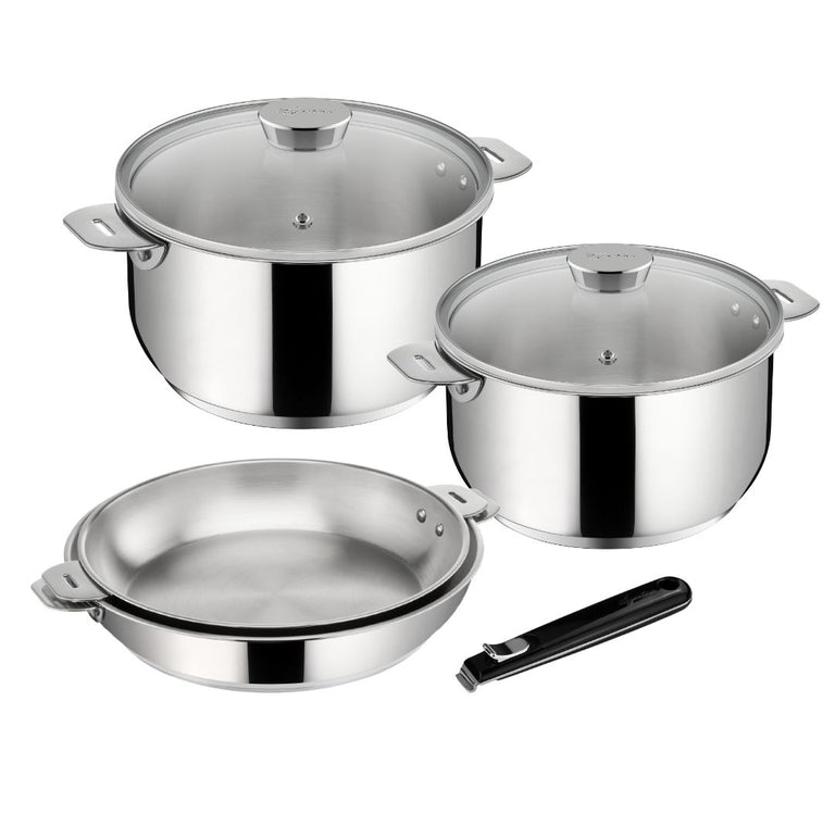 SALVASPAZIO+ inox, Set 7 pièces