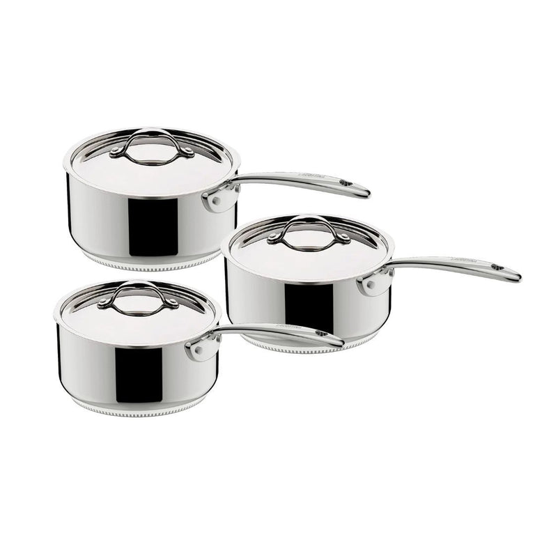 Set 3 casseroles avec couvercles, Accademia Lagofusion
